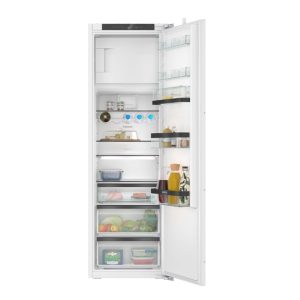 Integrerbart køleskab, 177.5 x 56 cm, fladhængsel med dæmpet lukning (soft close) - Siemens iQ500 - KI82LSDD0