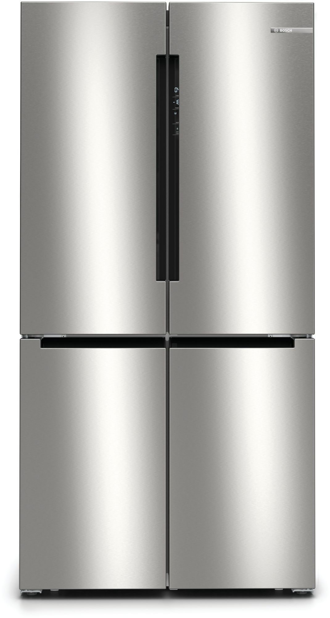 Bosch Serie 4 Fritstående køl/frys 183 x 90.5 cm Rustfrit stål KFN96VPEA